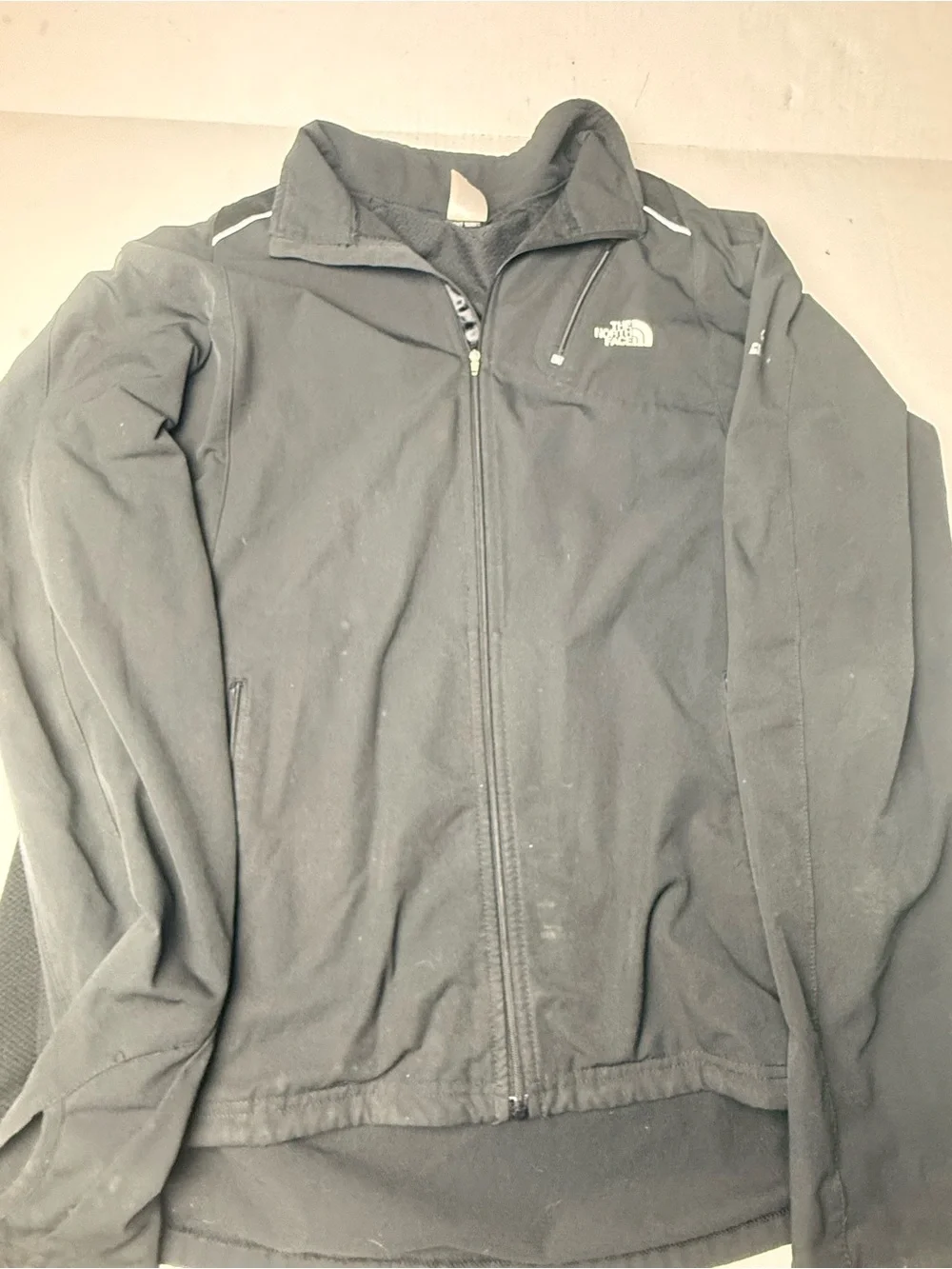 The North Face Flight Series Soft Shell Full Zip‎ Jacket Black Men's XL Outdoor